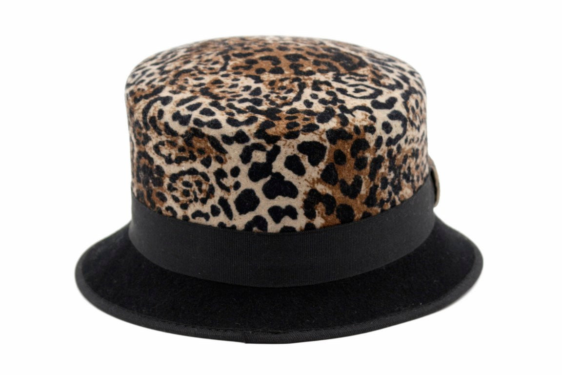 CAPPELLO FELTRO LANA BICOLORE DIS 9