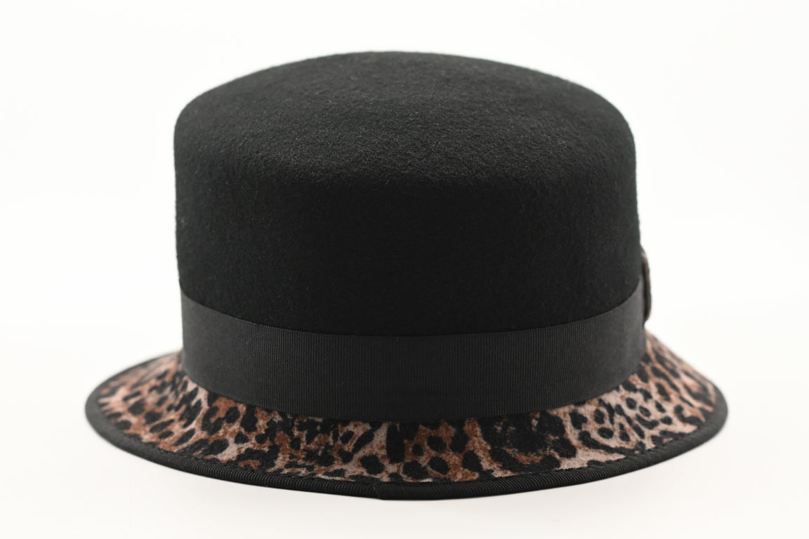CAPPELLO FELTRO LANA BICOLORE DIS 9