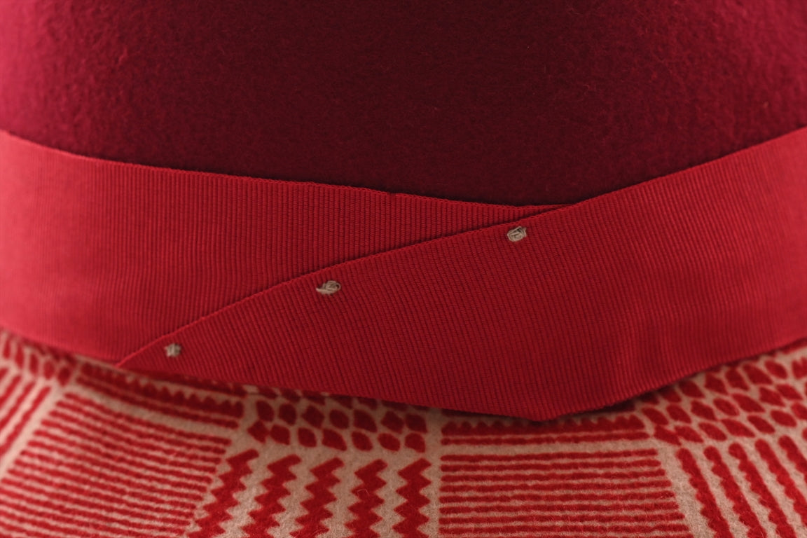 CAPPELLO FELTRO LANA BICOLORE DIS 18