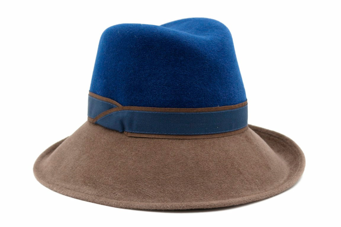 CAPP BICOL FELT LAPIN VELOUR BICOLORE