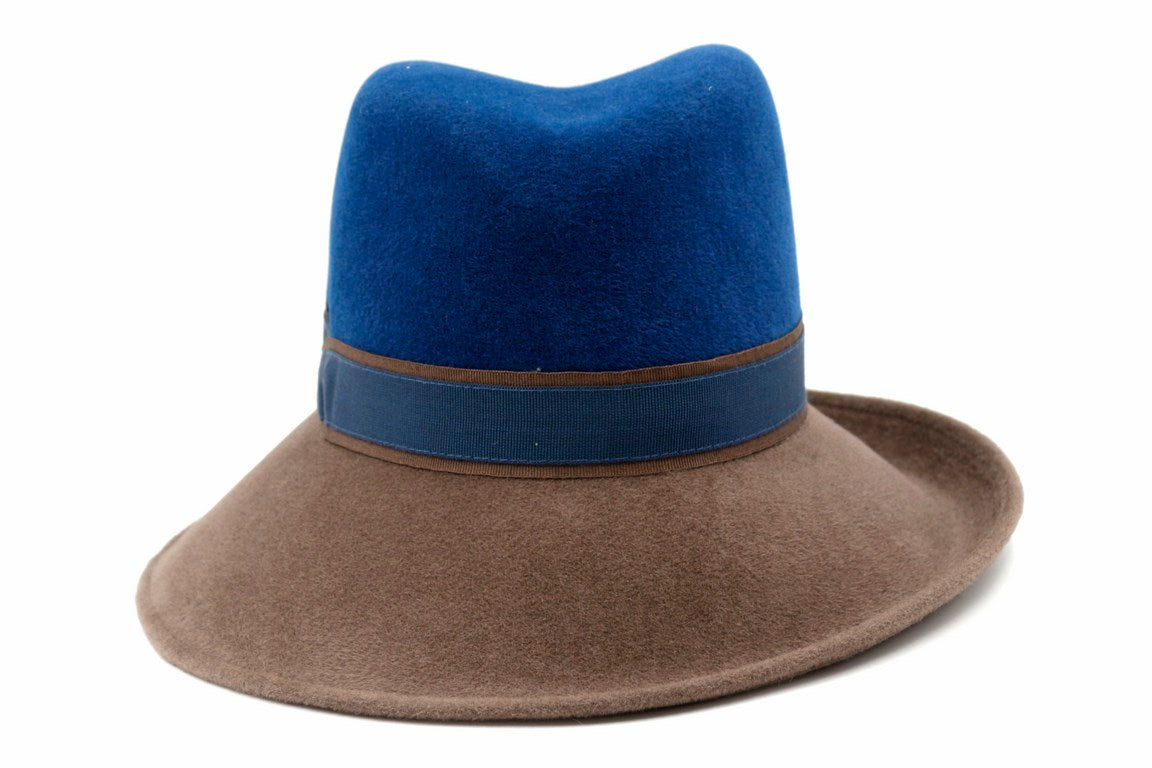 CAPP BICOL FELT LAPIN VELOUR BICOLORE