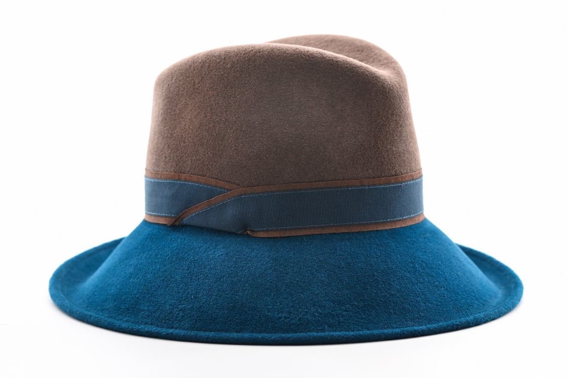 CAPP BICOL FELT LAPIN VELOUR BICOLORE