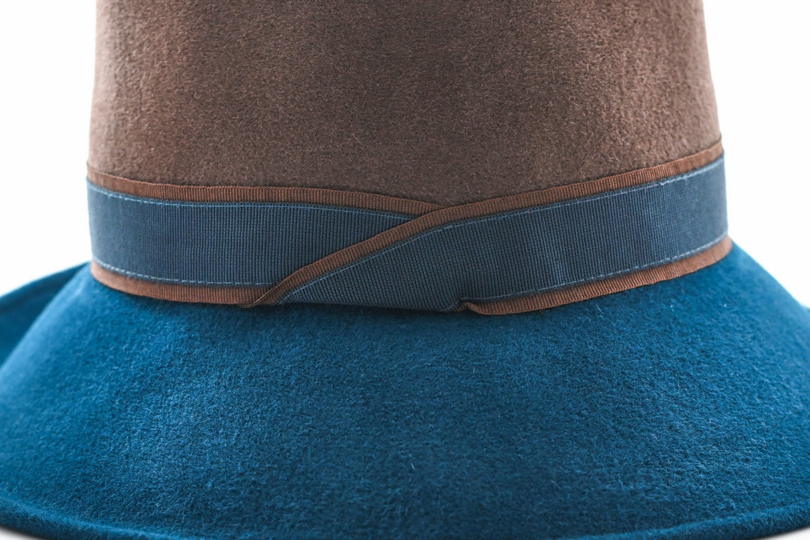 CAPP BICOL FELT LAPIN VELOUR BICOLORE