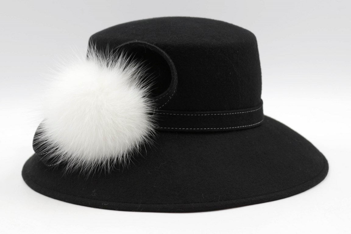 CAPPELLO FELTRO LANA + PON VOL