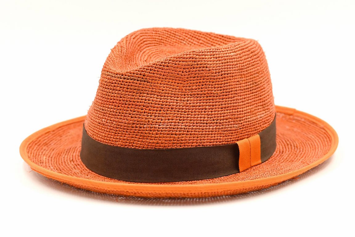 CAPPELLO RAFFIA COLORATA