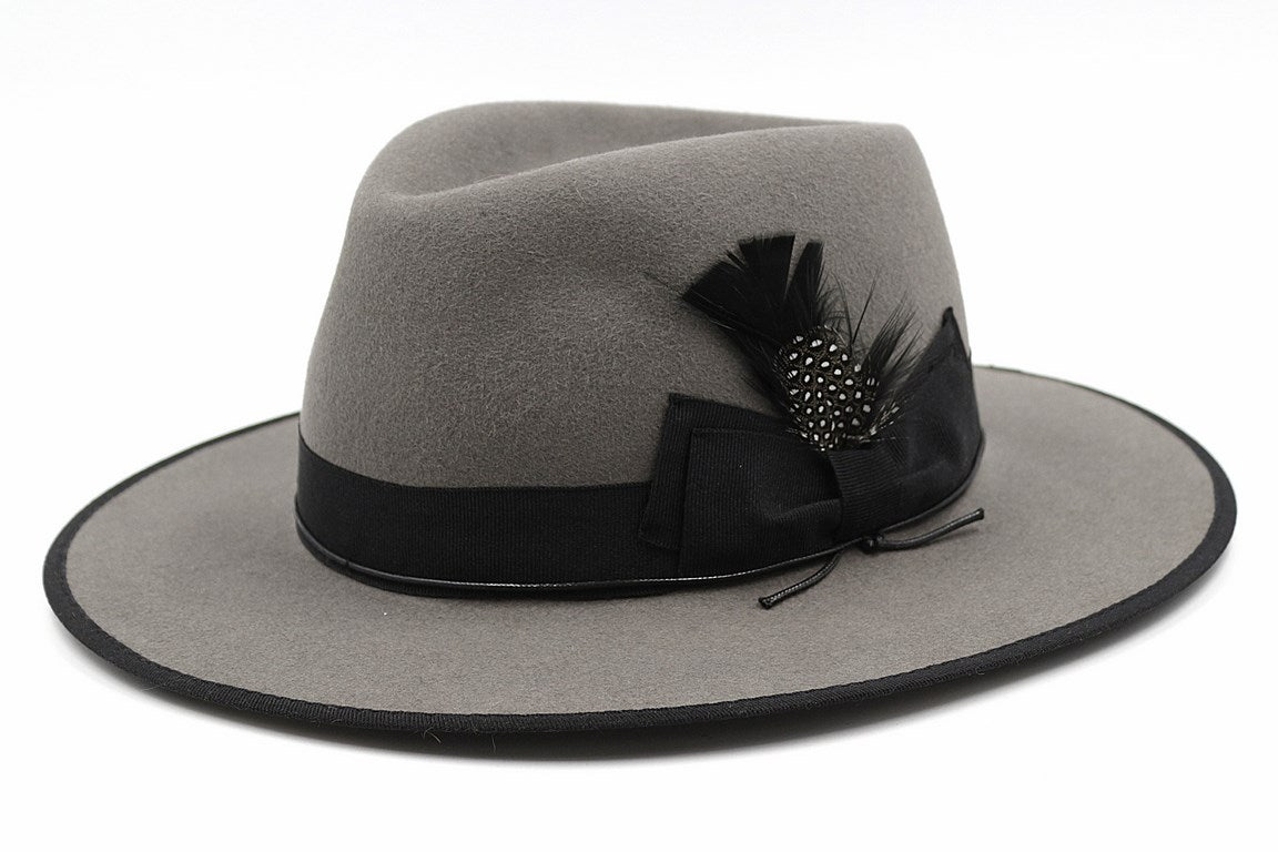 CAPPELLO FELTRO MERINO ORLATO