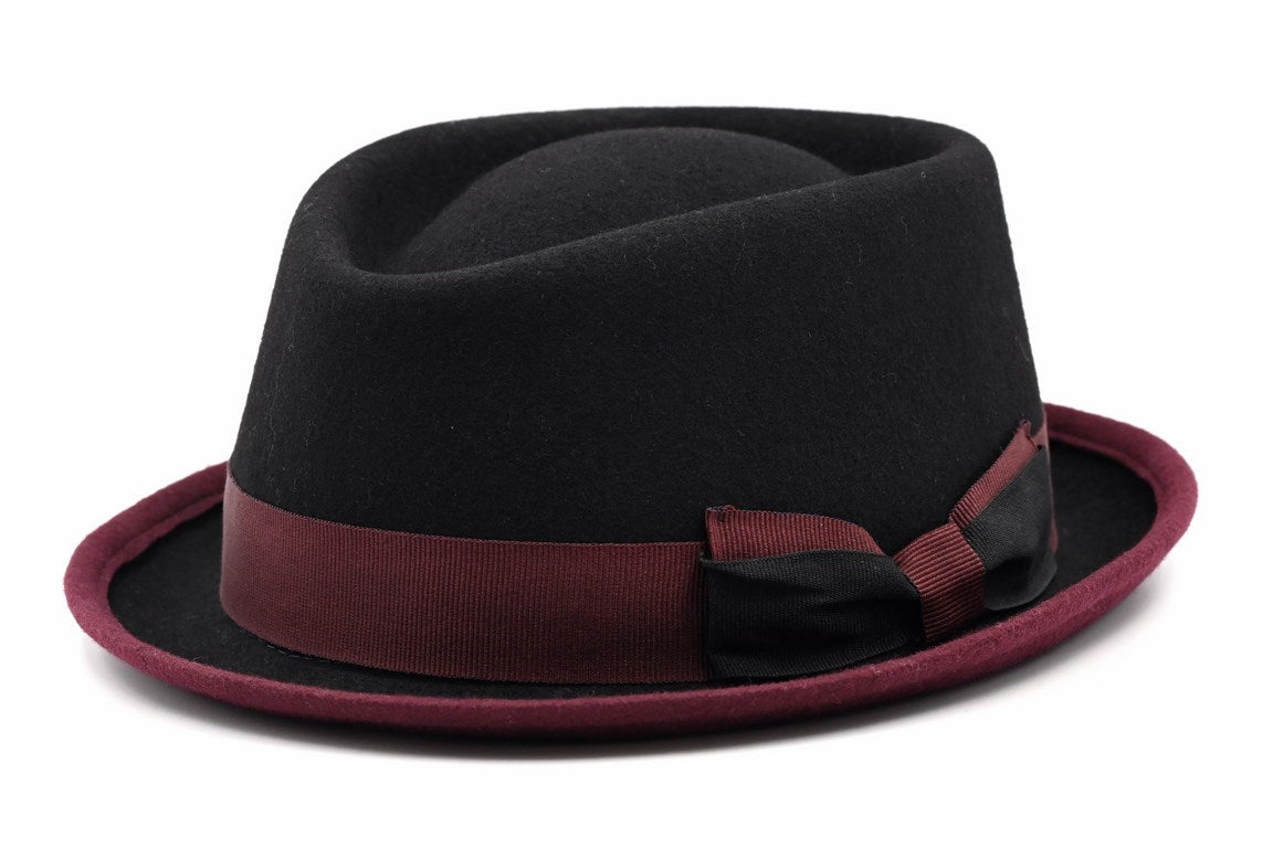 CAPPELLO FELTRO LANA BICOLORE