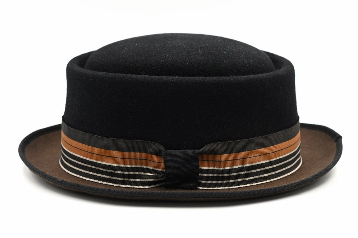 CAPPELLO FELTRO LANA BICOLORE