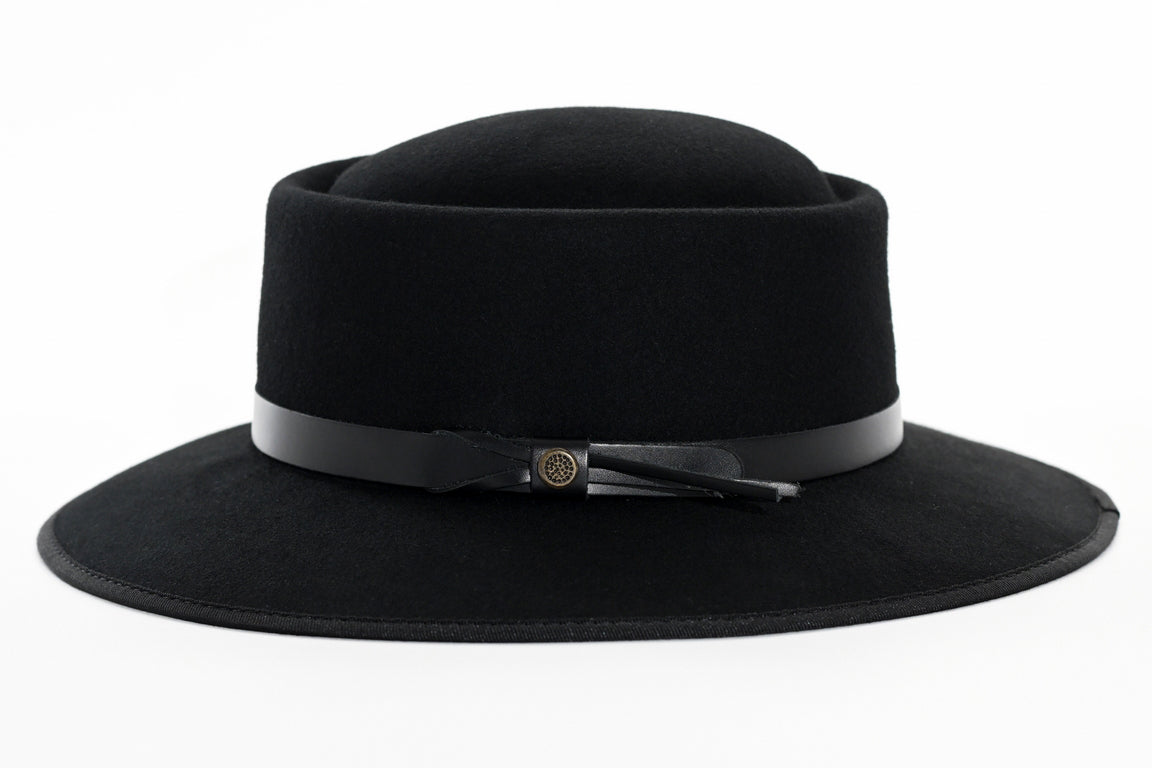 CAPPELLO FELTRO MERINO ORLATO