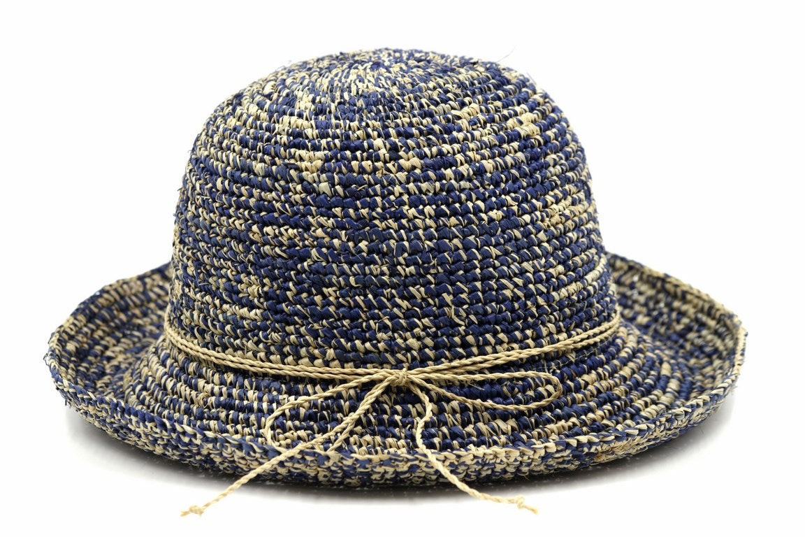 CAPPELLO RAFFIA ESTIVO BICOLORE