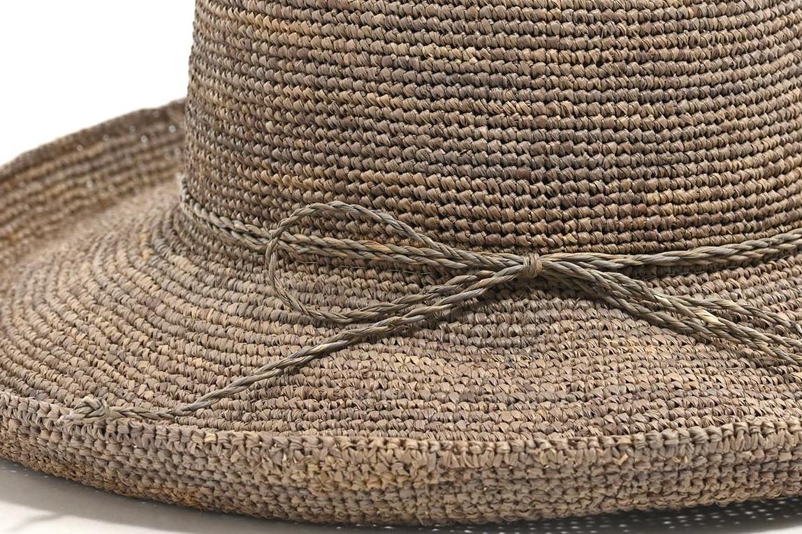 CAPPELLO CROCHET RAFFIA ALA RIALZATA