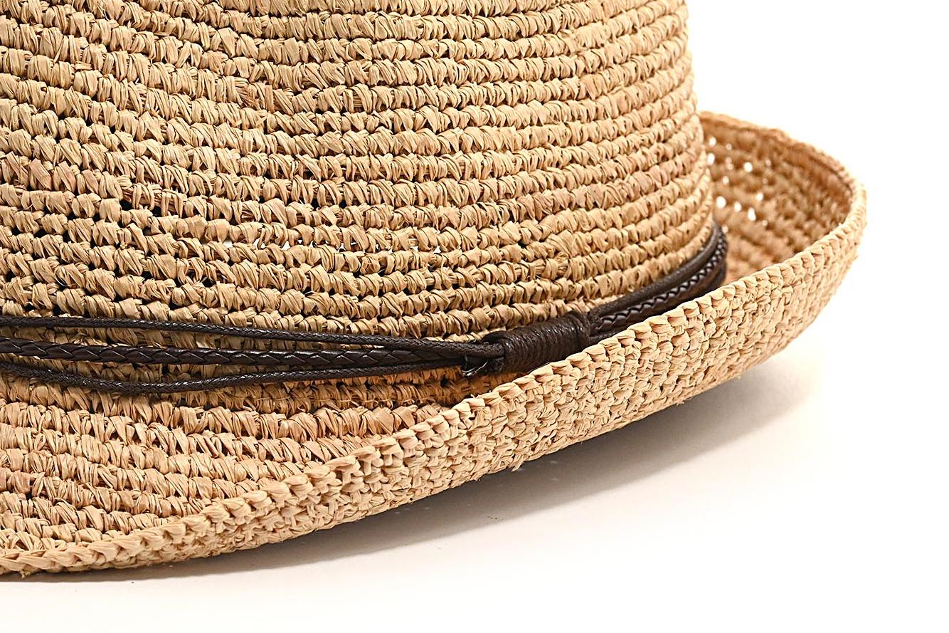 CAPPELLO RAFFIA FINE ESTIVO ALA PICCOLA