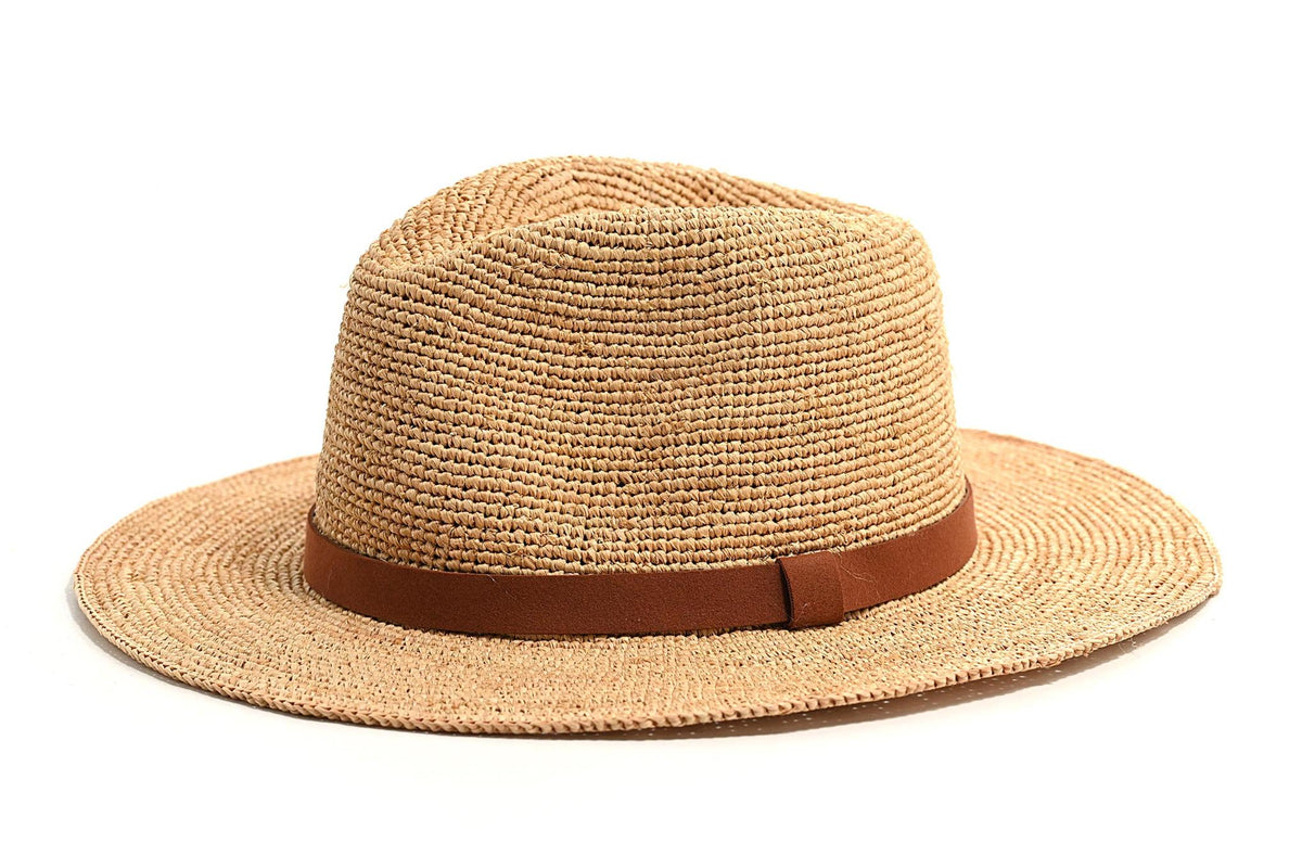 FINE RAFFIA SUMMER HAT