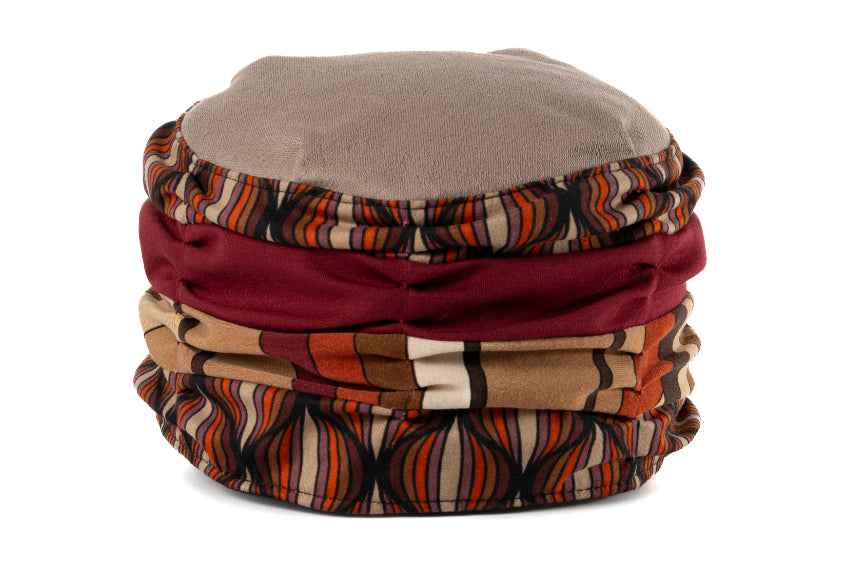 CLOCHE DRAPPEGGIATA MULTICOLOR