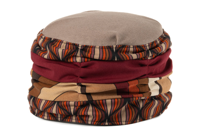 CLOCHE DRAPPEGGIATA MULTICOLOR