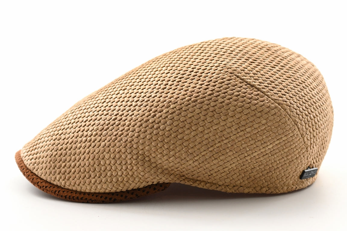BERRETTO MILANO RAFFIA INTRECCIATA