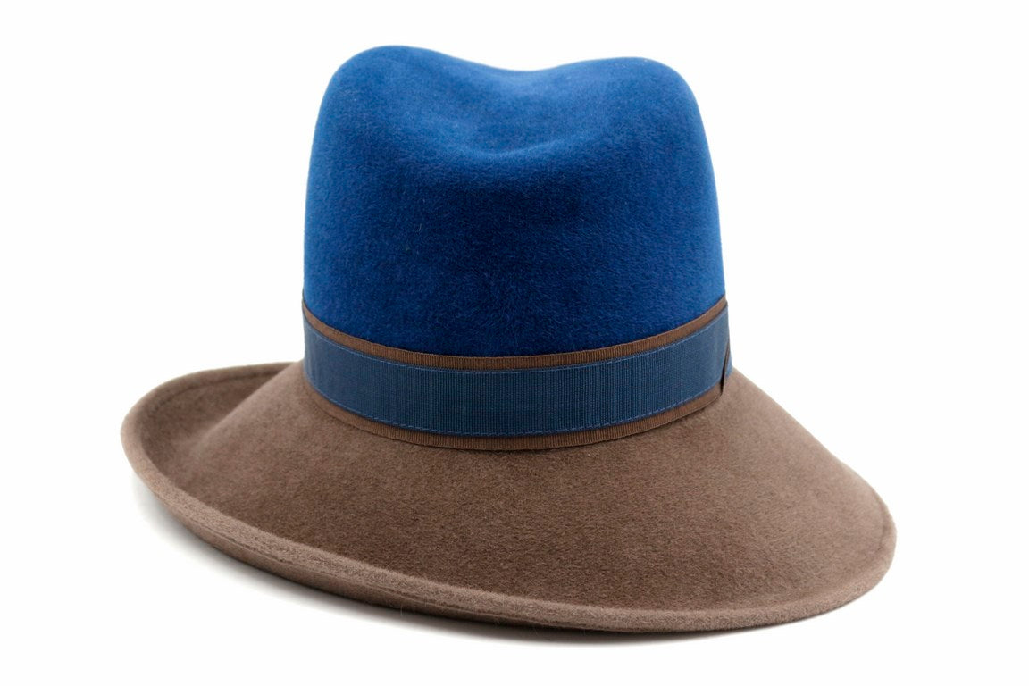 CAPP  BICOL  FELT LAPIN  VELOUR BICOLORE