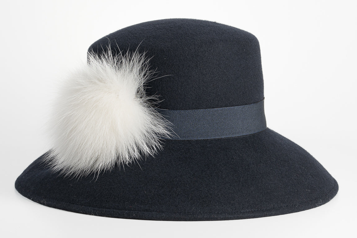 CAPPELLO  FELTRO LANA + PON VOL