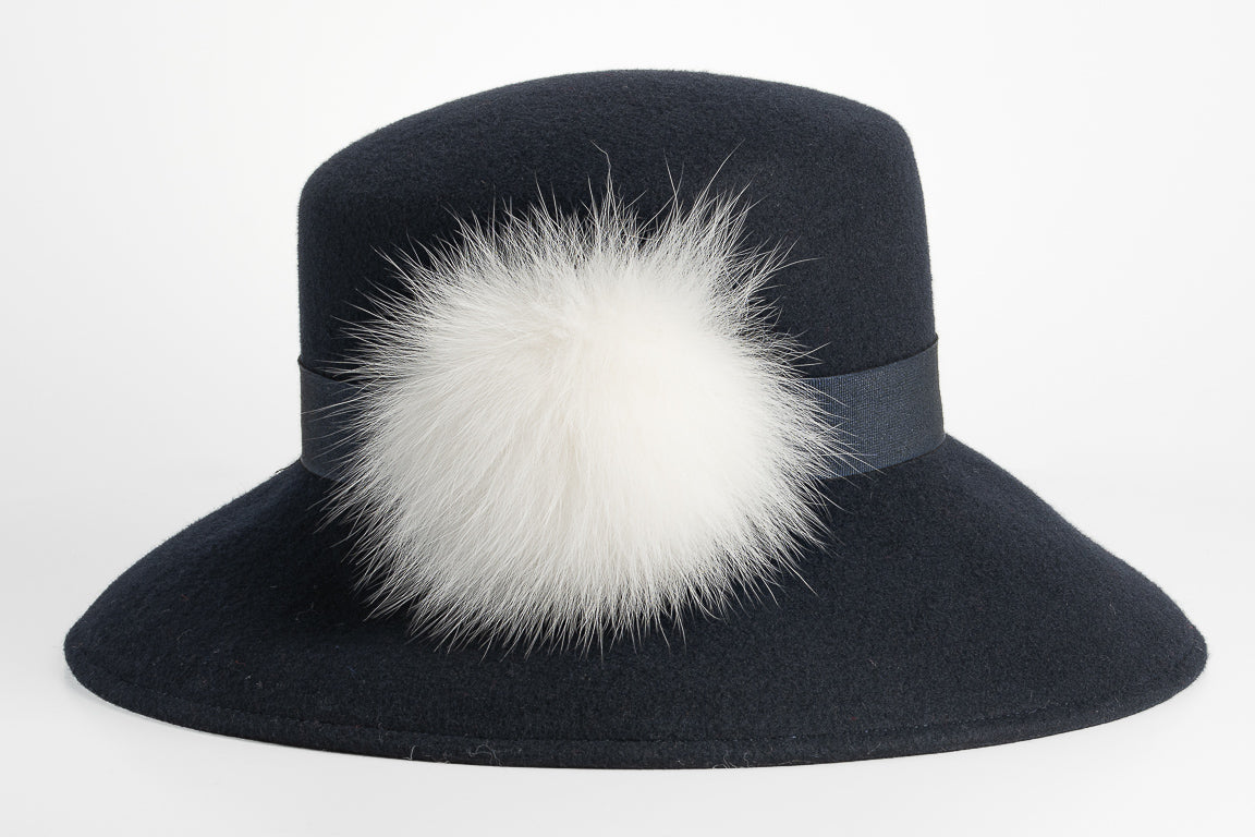 CAPPELLO  FELTRO LANA + PON VOL