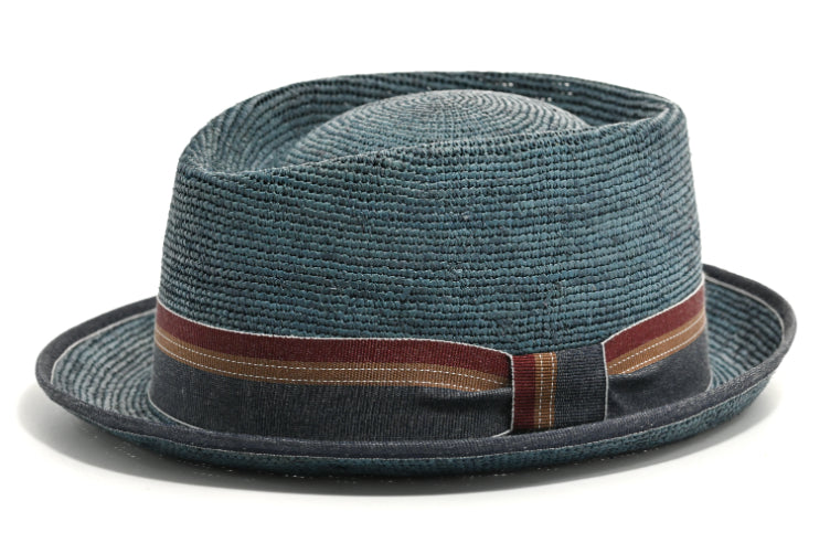 CAPPELLO RAFFIA COLORATA