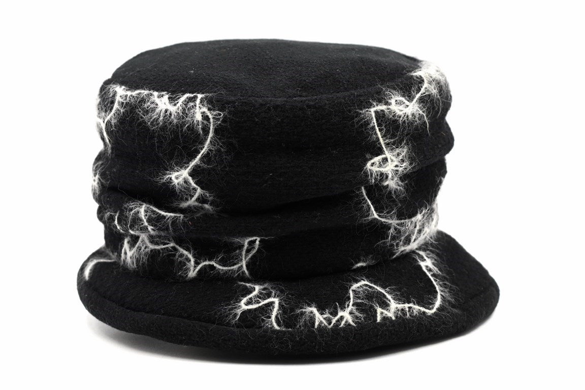CAPPELLO DONNA TESSUTO 40%PL 30%WO 25%VI 5%PC C/C L