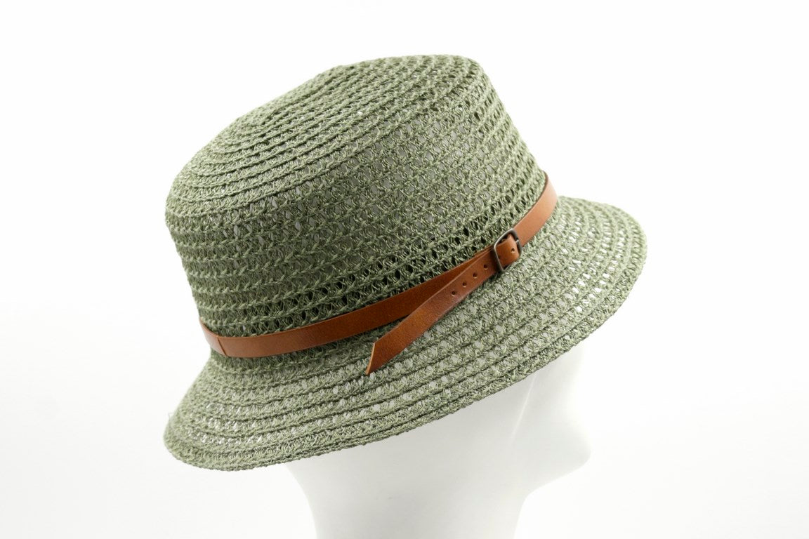 CAPPELLO RAFFIA CUCITA