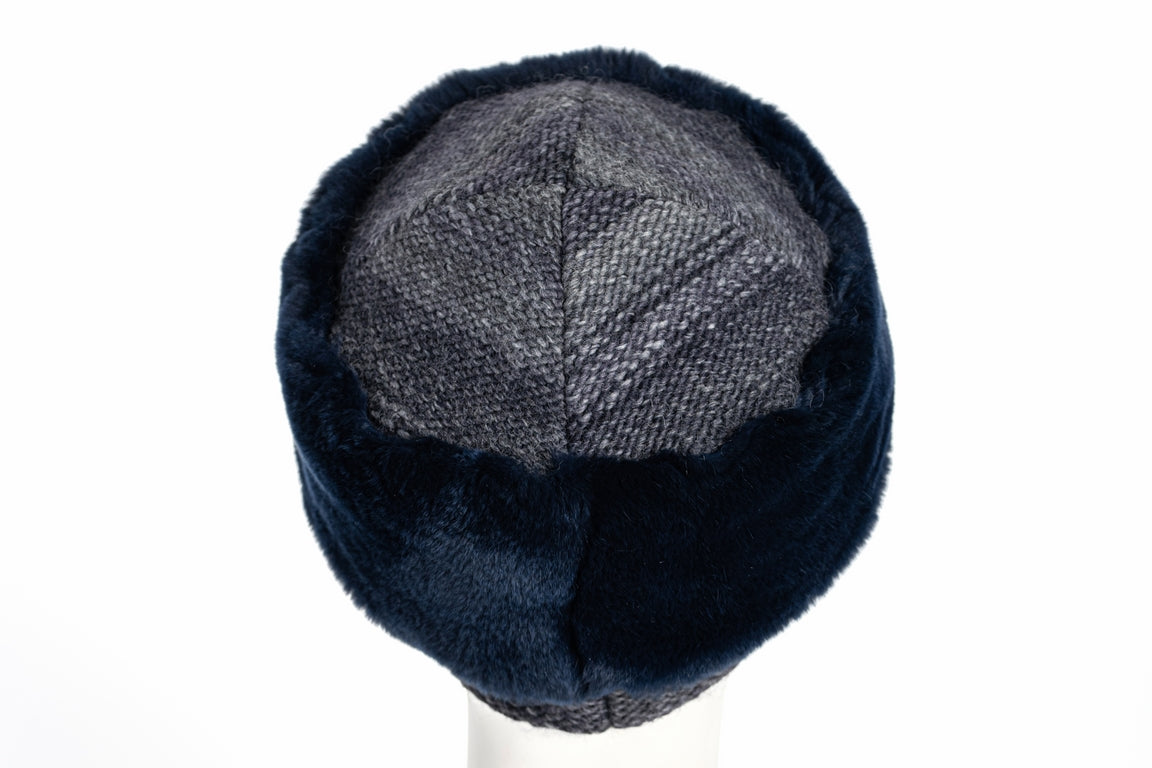 CAPPELLO DONNA TESSUTO MAGLIA + LAPIN