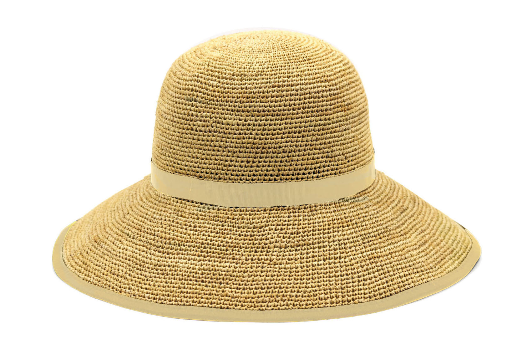 CAPPELLO DONNA RAFFIA FINE APERTO DIETRO