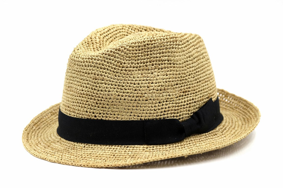 CAPPELLO RAFFIA FINE ESTIVO