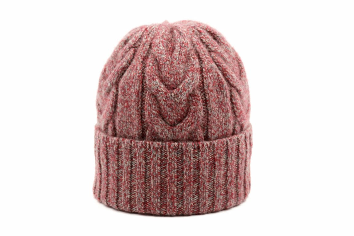 BERRETTO CASHMERE TRECCIA