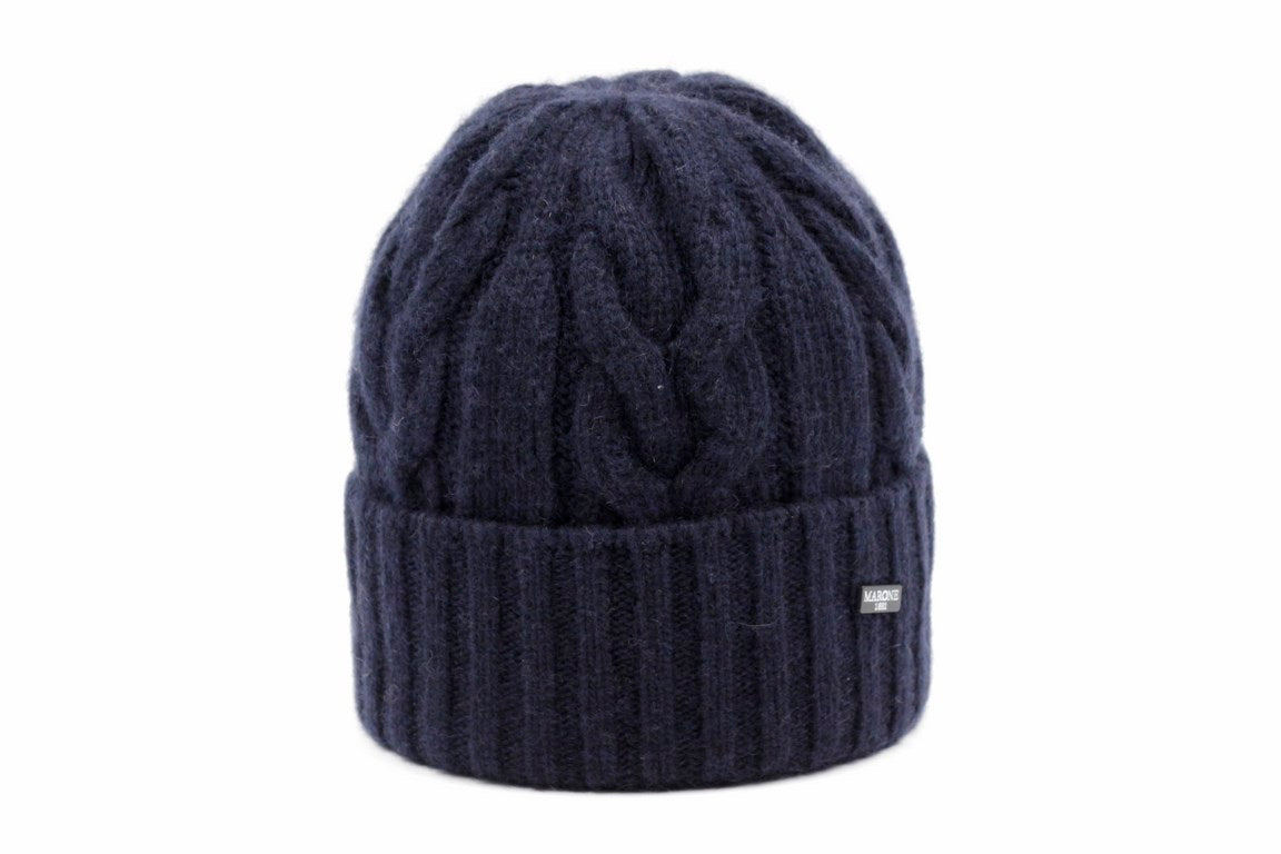 BERRETTO CASHMERE TRECCIA