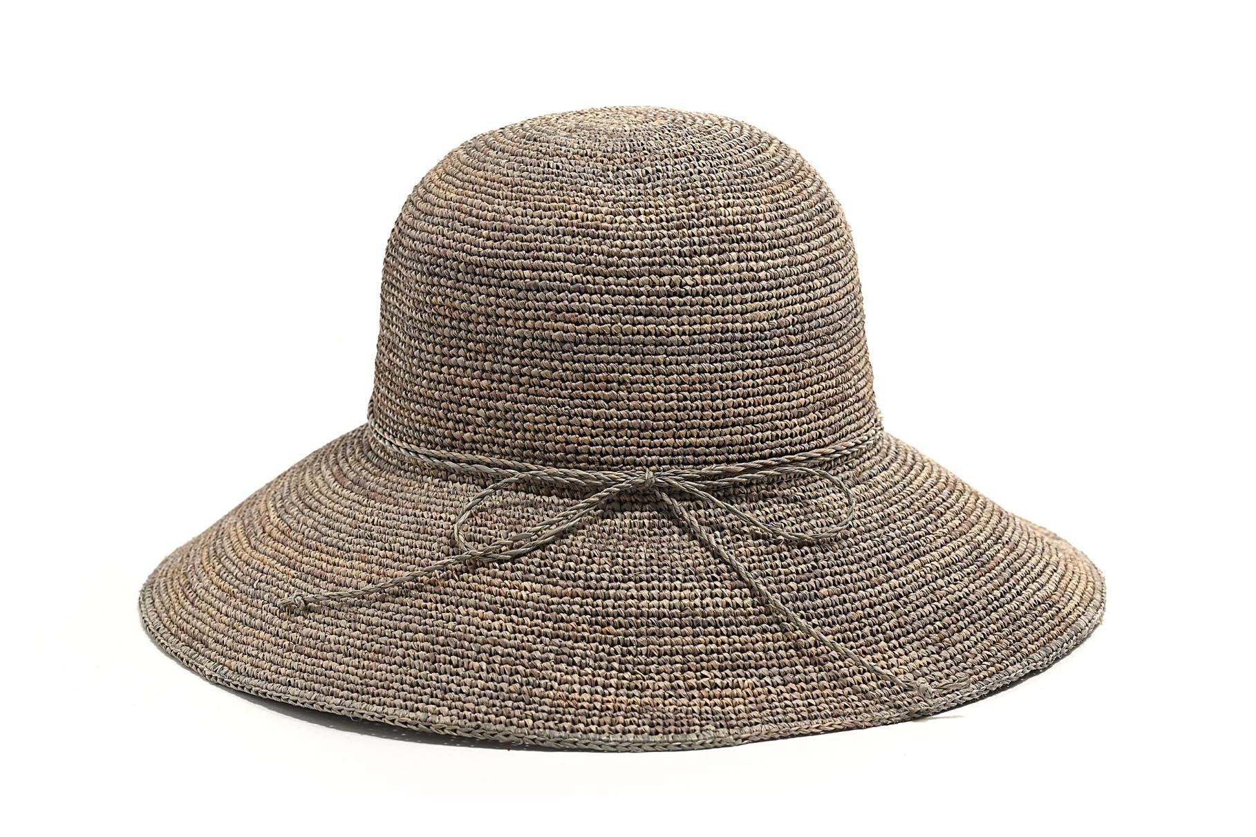 CAPPELLO CROCHET RAFFIA ALA MEDIA