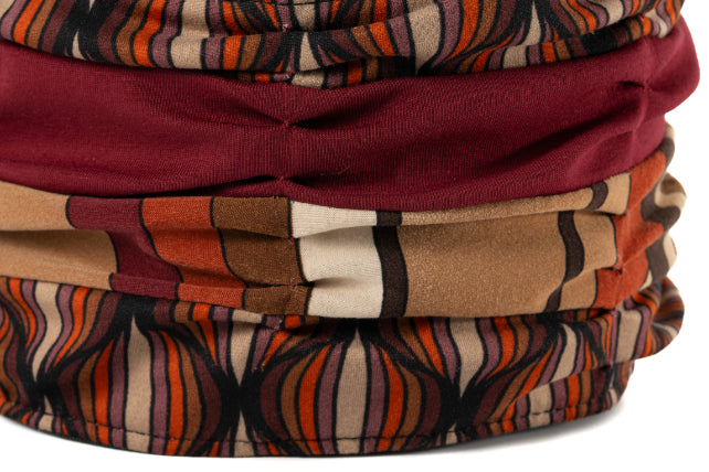 CLOCHE DRAPPEGGIATA MULTICOLOR