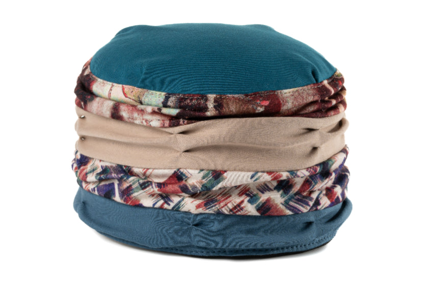CLOCHE DRAPPEGGIATA MULTICOLOR