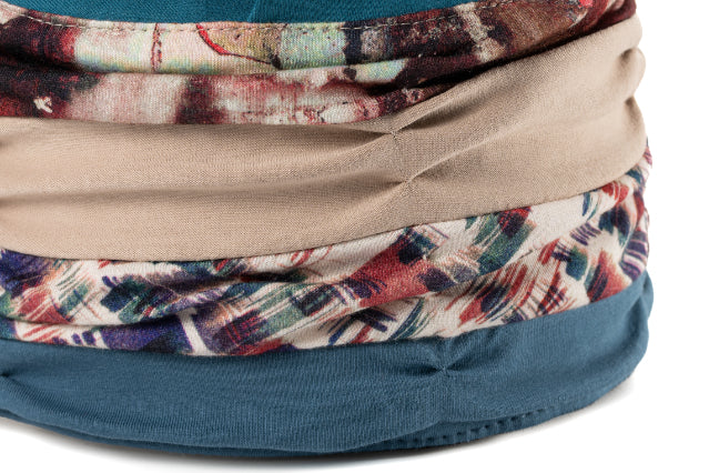 CLOCHE DRAPPEGGIATA MULTICOLOR