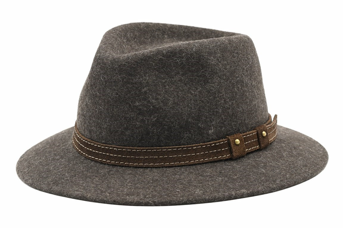 CAPPELLO FELTRO LANA MELANGE