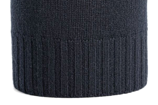 BERRETTO MAGLIA 100% CASHMERE SENZA RISVOLTO