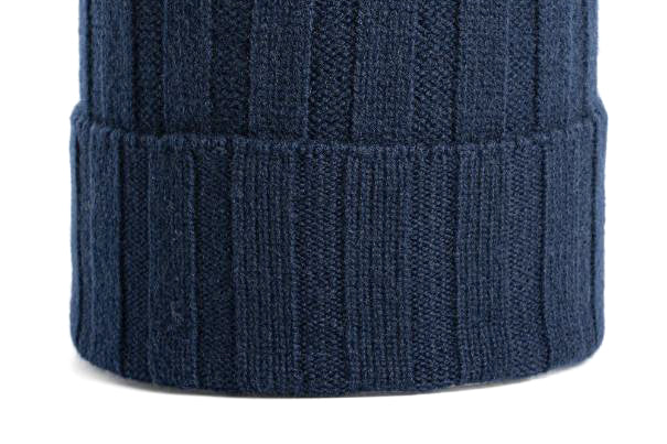 BERRETTO MAGLIA 100% CASHMERE COSTA PIATTA ALTERNATA
