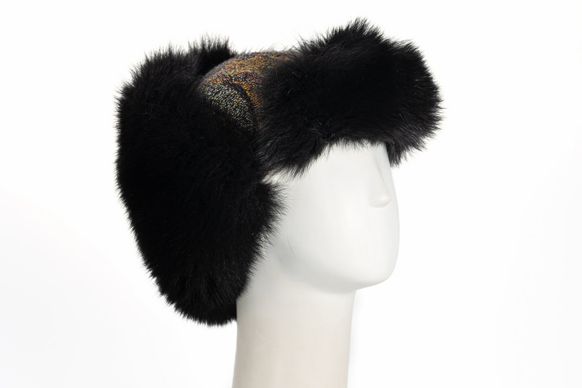 CAPPELLO  SHERPA VOLPE COL.+DIS.988