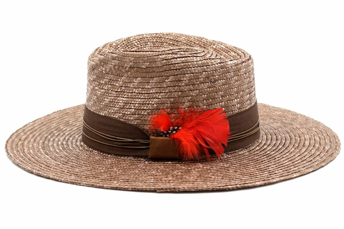 CAPPELLO TRECCIA PAGLIA APPRETTATO