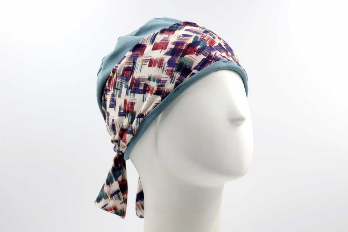 TURBANTE TESSUTO CON MAGLINA FANT E FIOCCO